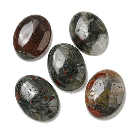 Natural African Bloodstone Cabochons G-C115-01B-11-1