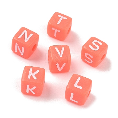 Opaque Acrylic Beads AC-CBA7818-01E-1