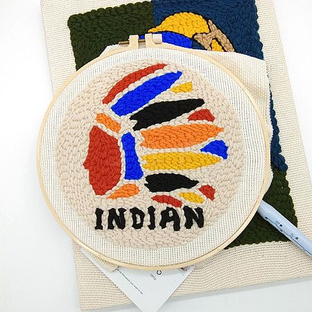 Indian Punch Embroidery Supplies Kit LS-DIY-H155-04-1