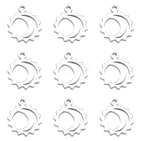 304 Stainless Steel Charms STAS-CJC0008-18P-1