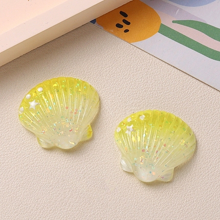 Gradient Color Transparent Resin Cabochons PW-WG2784F-04-1