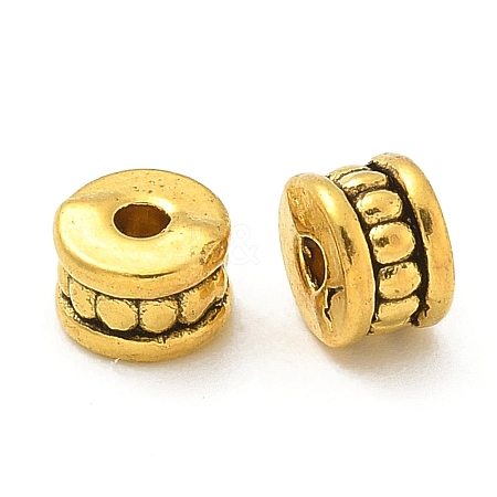 Tibetan Style Alloy Beads TIBE-P003-35AG-1