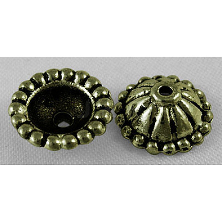 Tibetan Antique Bronze Metal Caps LS-MLF0767Y-NF-1