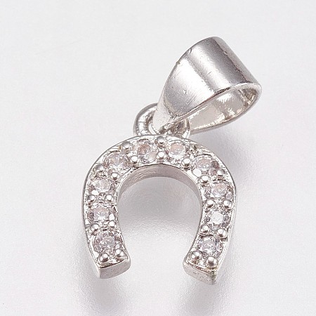 Brass Micro Pave Cubic Zirconia Charms LS-ZIRC-E145-27P-1
