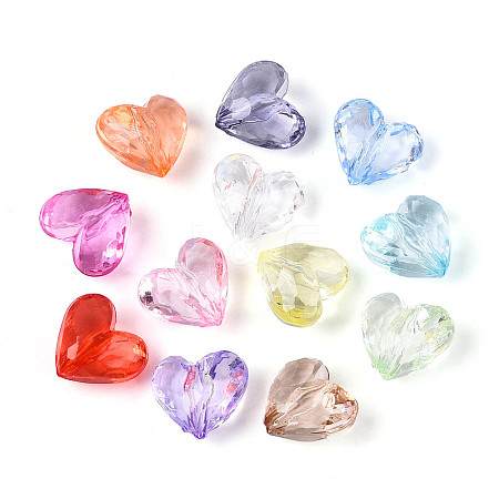 Transparent Acrylic Beads OACR-N150-38-1