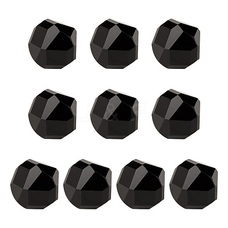 10Pcs Glass Imitation Austrian Crystal Beads GLAA-TADJ0001-11D-1