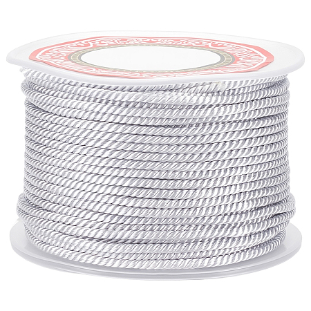 Polyester Milan Cord for DIY Jewelry Craft Making OCOR-CY0004-27-1