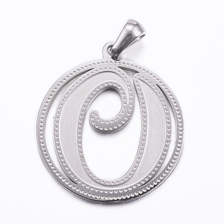 Non-Tarnish 304 Stainless Steel Pendants STAS-K162-068P-1