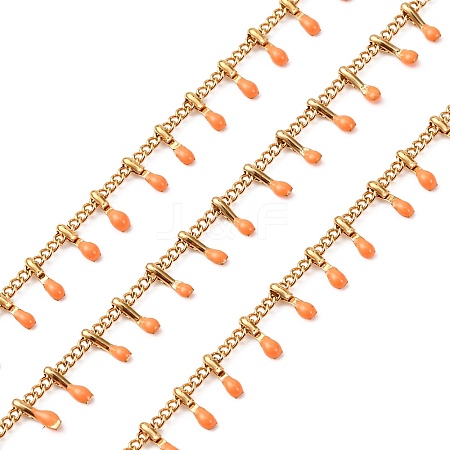 304 Stainless Steel Curb Chains STAS-R100-09A-03-1