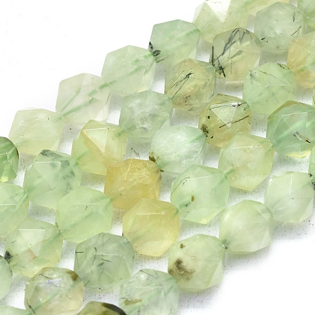 Natural Prehnite Beads Strands G-L552O-03-10mm-1