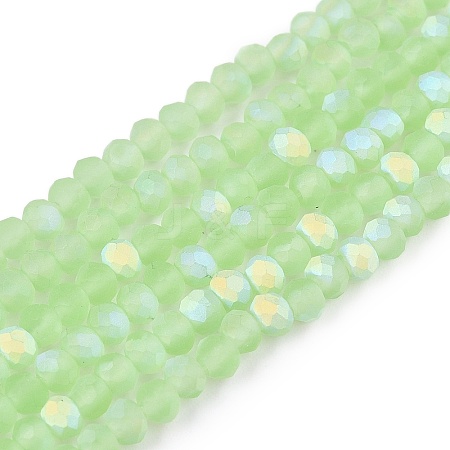 Transparent Glass Beads Strands EGLA-A044-T2mm-MB09-1