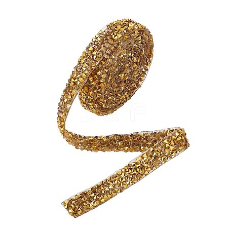 Glitter Resin Hotfix Rhinestone(Hot Melt Adhesive On The Back) OCOR-TAC0004-A-02-1