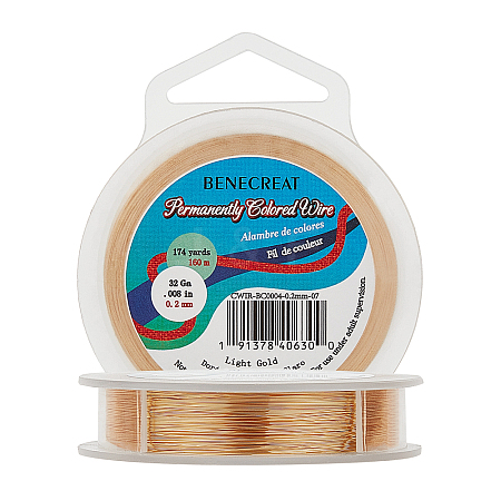 Round Copper Wire for Jewelry Making CWIR-BC0004-0.2mm-07-1