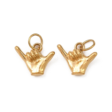 304 Stainless Steel Charms X-STAS-G364-09G-1