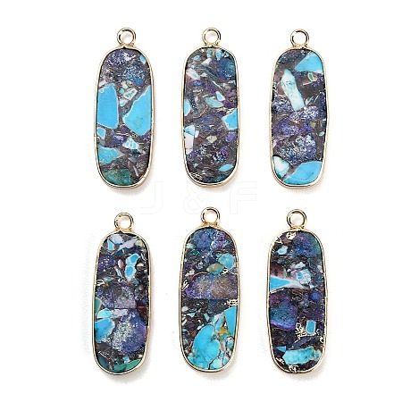 Dyed Synthetic Imperial Jasper Pendants GG-CBAA20A-05G-05-1