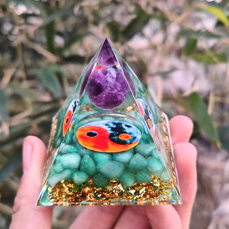 Orgonite Pyramid Resin Energy Generators PW-WG0E409-02-1