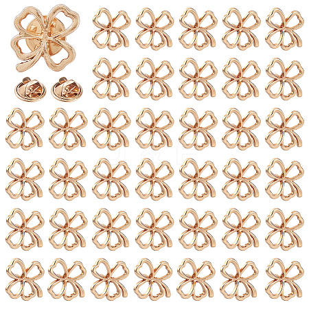40Pcs Alloy Lapel Pin Backs for Backpack Clothes JEWB-DC0006-44-1