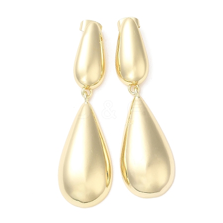 Brass Stud Earrings EJEW-K248-03G-1