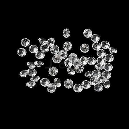 Faceted Natural White Topaz Cabochons G-I295-05C-18B-10-1