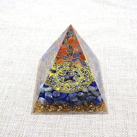 Orgonite Pyramid Resin Energy Generators PW-WG982CD-01-1