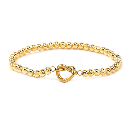 Heart 304 Stainless Steel Link Bracelets ZF9724-8-1