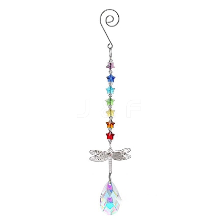 Crystal Glass Sun Catcher Pendant PW-WG24D91-02-1