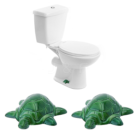 Resin Tortoise Covers Toilet Bolts DJEW-WH0072-14-1