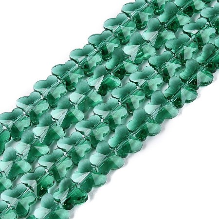 Transparent Glass Beads Strands GLAA-Q118-01A-B05-1