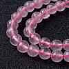 Natural Rose Quartz Bead Strands G-R173-4mm-04-2