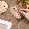 5-Slot Wood Ring Display Stands ODIS-WH0331-12-3