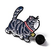 Cute Fat Cat Alloy Enamel Pins JEWB-C036-02EB-05-3