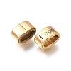 304 Stainless Steel Large Hole Beads STAS-H263-02G-02-2