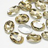 Pointed Back Glass Rhinestone Cabochons RGLA-T080-8x10mm-04-1