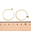 304 Stainless Steel Stud Earring Findings STAS-C182-01D-G-3
