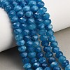 Faceted Dyed Natural White Jade Beads Strands GG-CBAE966-01A-S-1