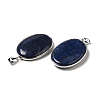 Natural Lapis Lazuli Pendants G-M415-01P-10-2