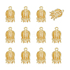12Pcs Brass Connector Rhinestone Settings KK-PH0010-47-7