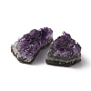 Natural Drusy Amethyst Display Decorations G-WH0021-31B-1