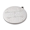 Anti-Tarnish 304 Stainless Steel Pendants STAS-Q002-06P-2