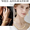 40Pcs 4 Styles Long-Lasting Plated Brass Beads KK-YW0002-96-6