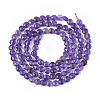 Natural Amethyst Beads Strands X-G-S362-015-2