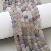 Natural Fluorite Beads Strands G-K292-01-8
