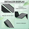 3Pcs 3 Colors Polyester Arrow Ribbon OCOR-BC0006-71-4