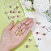 20Pcs Handmade Polymer Clay Rhinestone Beads CLAY-OC0001-12B-3