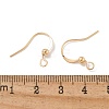 Brass Earring Hooks KK-H503-26G-3