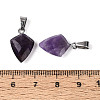 Natural Amethyst Pendants G-N349-18P-01-3