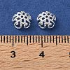 Brass Bead Caps KK-C260-19B-S-2