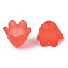 Transparent Acrylic Bead Caps FACR-N005-002H-4
