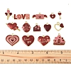 28Pcs 14 Styles Alloy Pendants ENAM-FS0002-84-5
