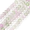 Transparent Crackle Glass Beads Strands CCG-L050-01A-02-1